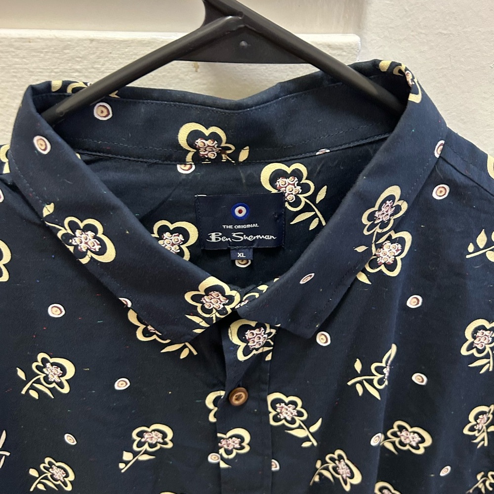 Ben Sherman Men's Dark Blue Button Down Shirt #ska #rudeboy #skinhead